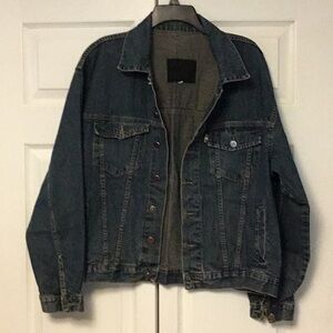 Men Jeans Jacket Vintage Look